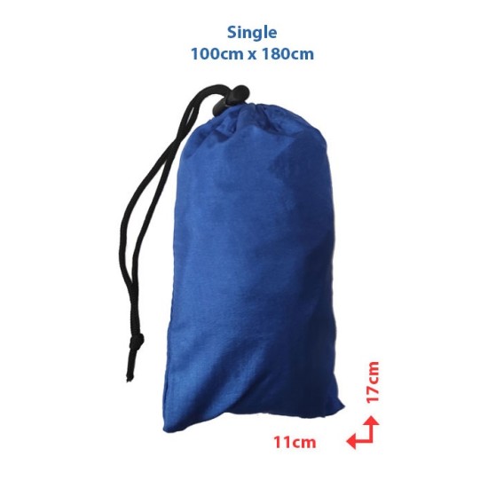 Προστατευτική ψάθα ALPINTEC Favour Single 100cm x 180cm - ανθρακίτης / κίτρινο