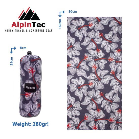 Πετσέτα ALPINTEC Microfiber DryFast Paint 80×160 Norm II