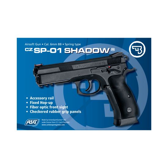Πιστόλι Airsoft Ελατηρίου ASG SP-01 Shadow