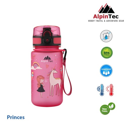 Παγούρι ALPINTEC Kids 350ml Πριγκήπισα - ροζ