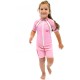 Παιδική στολή CRESSI short sleeve 1.5 mm - ροζ
