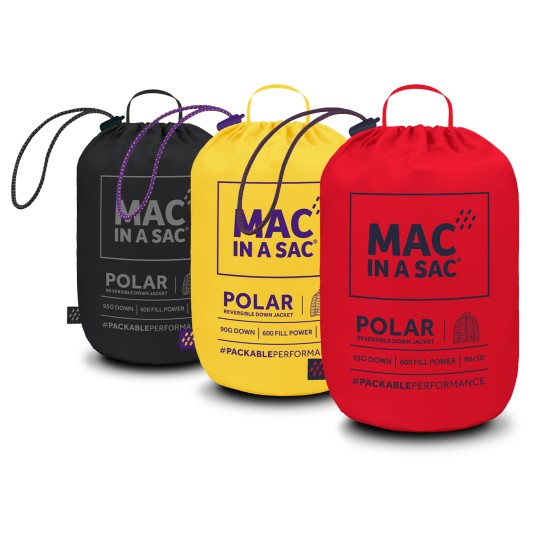 Πουπουλένιο μπουφάν MAC IN A SAC Polar διπλής όψης - μαύρο / γκρι