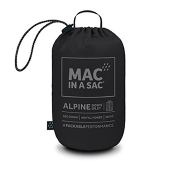 Πουπουλένιο γιλέκο ανδρικό MAC IN A SAC Alpine - μαύρο