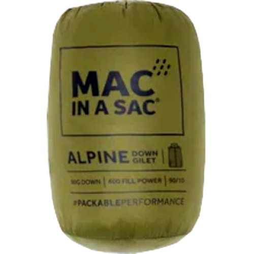 Πουπουλένιο γιλέκο ανδρικό MAC IN A SAC Alpine - χακί