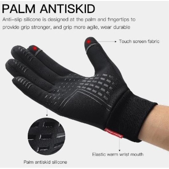 Γάντια outdoor CAMPO Trek - μαύρο