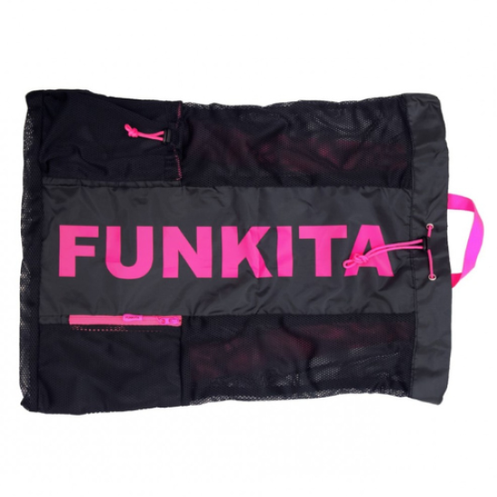 Σακίδιο κολυμβητηρίου FUNKITA διχτυωτό 64 x 47 cm - Pink Shadow