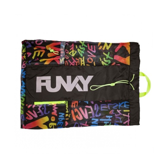 Σακίδιο κολυμβητηρίου FUNKY διχτυωτό 64 x 47 cm - Love Funky