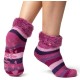 Γυναικείες κάλτσες HEAT HOLDERS Lounge - muted pink stripe