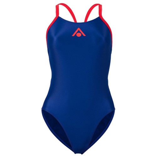 Aquasphere Essential Wide Back Swimsuit - Μπλέ/Κόκκινο