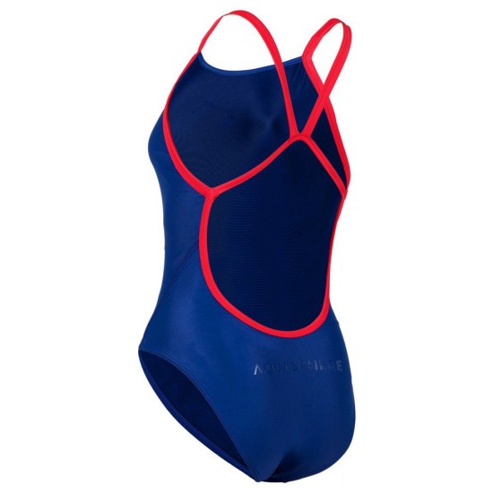Aquasphere Essential Wide Back Swimsuit - Μπλέ/Κόκκινο