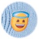 Παιδικές κάλτσες HEAD HOLDERS Emoji Angel Face για κορίτσια