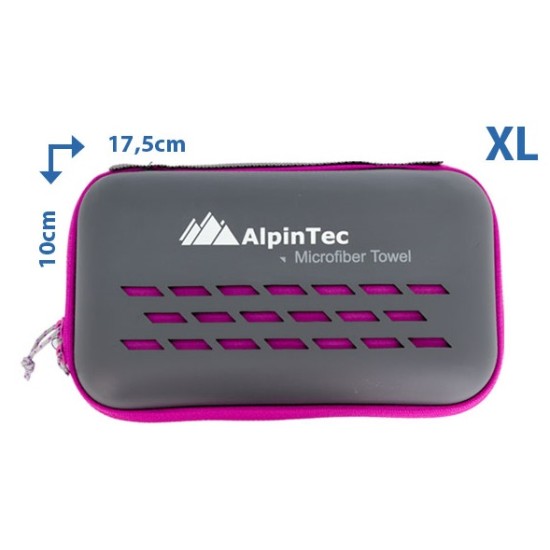 Πετσέτα ALPINTEC Microfiber DryFast 75x150  - μωβ