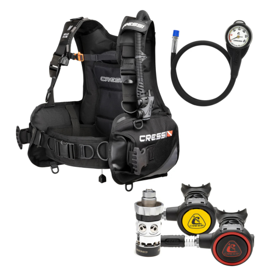 CRESSI SOLID PLUS SCUBA SET (DIN)