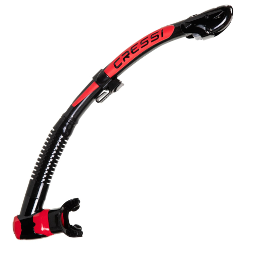 CRESSI ITACA SNORKEL BLACK/RED