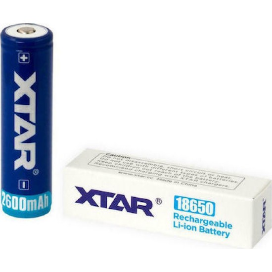 XTAR 18650 2600mAh Μπαταρία με προστασία