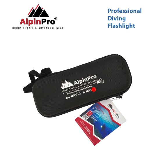 AlpinPro Φακός Κατάδυσης LED DV-01R  S-DIVE