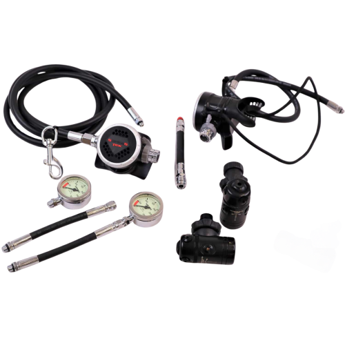 SOPRAS TEK Sidemount Full Set (Mercurio Ice Black X 2 - Venere Diamond X 2)
