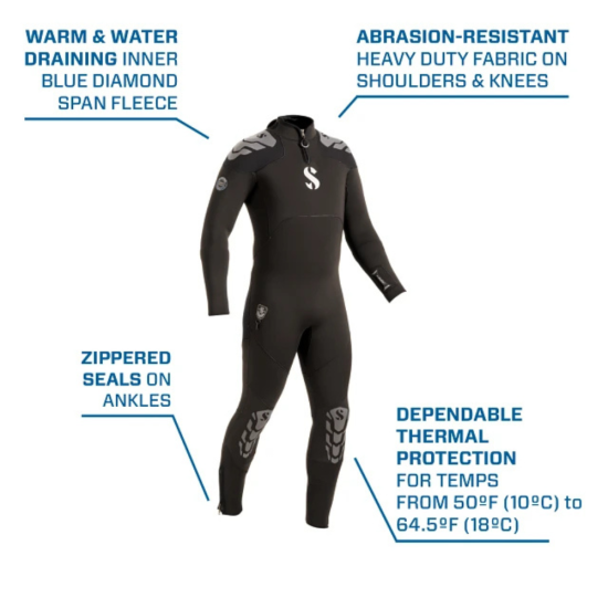 SCUBAPRO Everflex Yulex 5/4mm ΣΤΟΛΗ