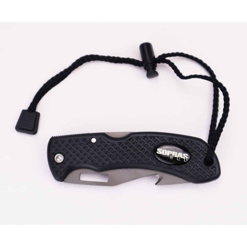 SOPRAS TEK Foldable Knife Τιτανίου // Μαύρο