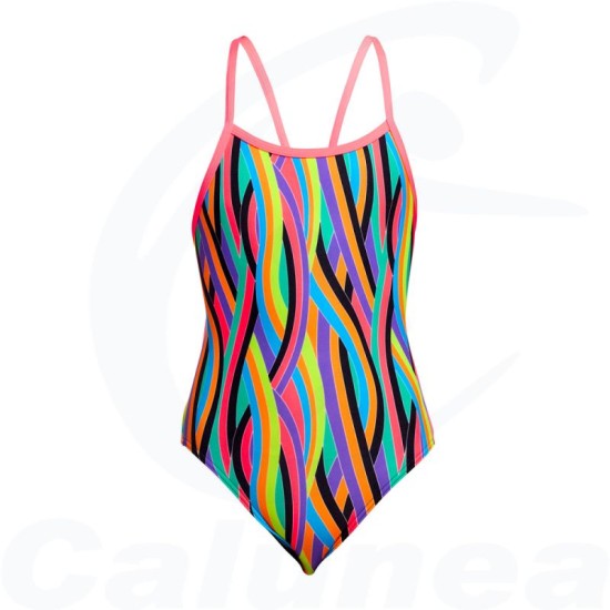 Παιδικό μαγιό Funkita Girl's Single Strap One Piece ''Curl Curl''