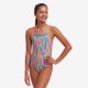 Παιδικό μαγιό Funkita Girl's Single Strap One Piece ''Swirly Straws''