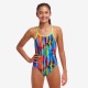 Παιδικό μαγιό Funkita Girl's Single Strap One Piece ''The Glitch''
