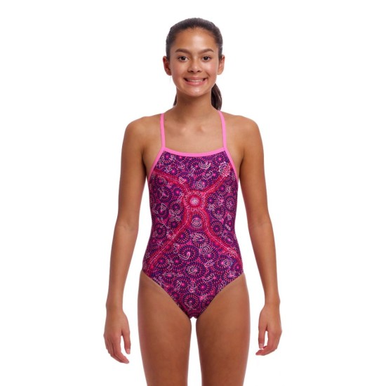 Παιδικό μαγιό Funkita Girl's Single Strap One Piece ''Walk Together''