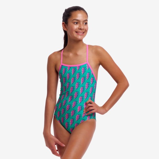 Παιδικό μαγιό Funkita Girl's Single Strap One Piece ''Zip Zap''