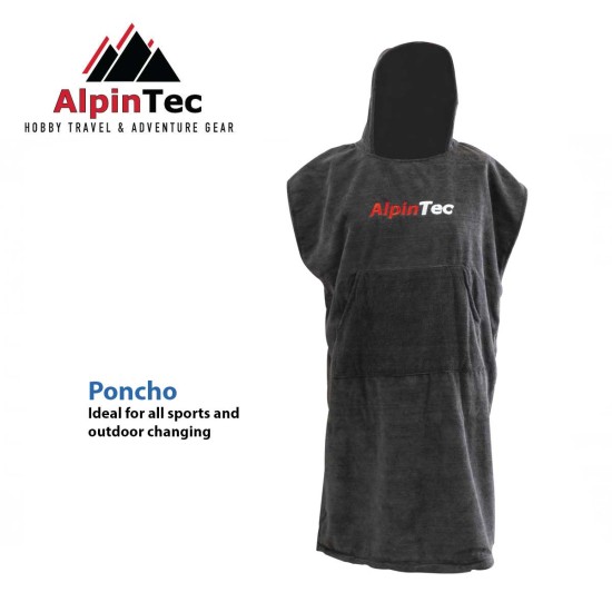 Poncho ALPINTEC Microfiber Μαύρο
