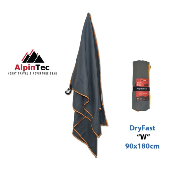 Πετσέτα ALPINTEC Microfiber DryFast ''W" XXL Cool Grey