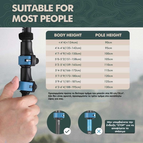 AlpinTec pols Athos Z/Pole Black