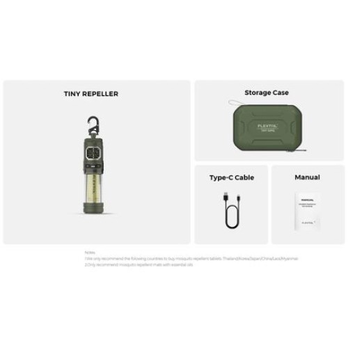 Flextail TINY REPELLER 3in1 Green Εντομοαπωθητικό