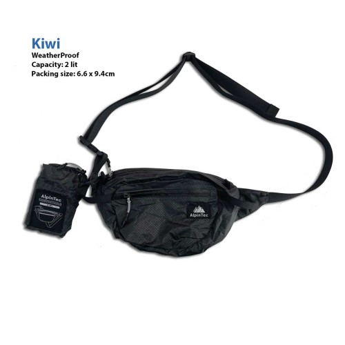 AlpinPro KIWI | WAIST PACK // Μαύρο