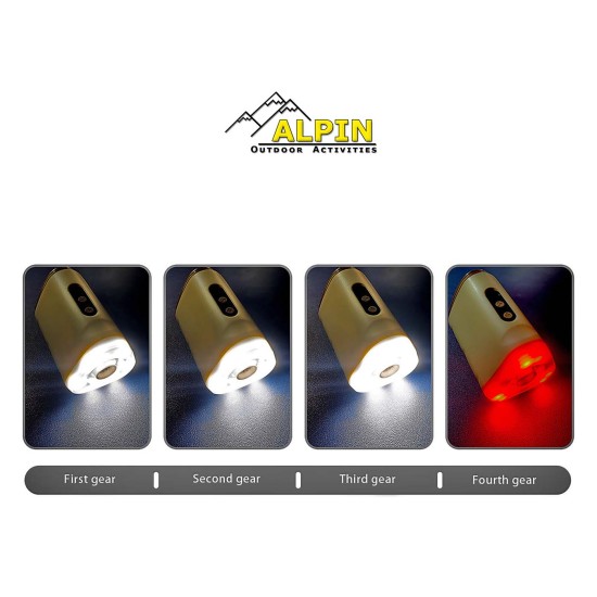 Alpin Air 5 Pro Max Δυνατη Τρομπα Αερα 8kpa 250lm