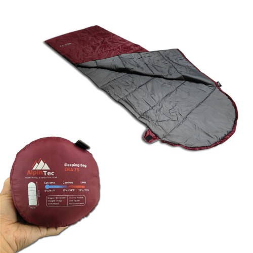 ALPIN TEC SLEEPING BAG | ERA75 // RASBERRY