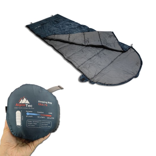 ALPIN TEC SLEEPING BAG | ERA75 // NAVY