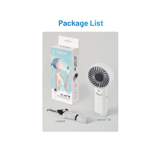 ΑΤΟΜΙΚΟΣ ΑΝΕΜΙΣΤΗΡΑΣ NITECORE izzCool30
