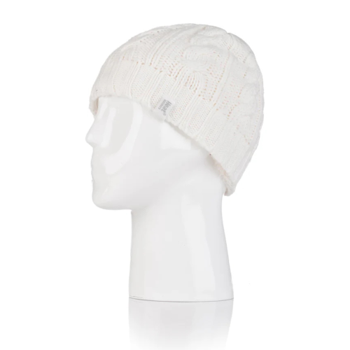 HEAT HOLDERS Γυναικείος Σκούφος cable hat - Cream
