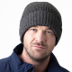 Σκούφος HEAT HOLDERS Mens Aspen Turnover Cuff Hat - Charcoal