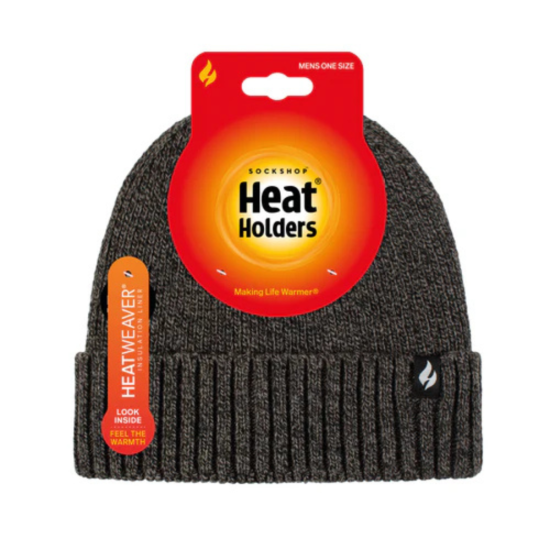 Σκούφος HEAT HOLDERS Mens Aspen Turnover Cuff Hat - Charcoal