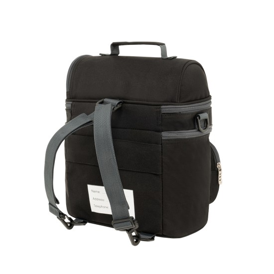 Polo Τσάντα φαγητού double cooler 9lt Μαύρο 25 x 19 x 29cm