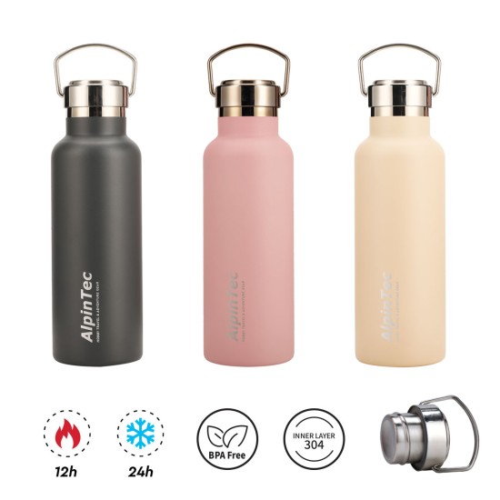Θερμός ALPINTEC Solist 550ml - Γκρι