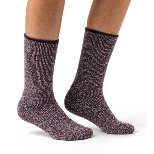 Γυναικείες Ισοθερμικές κάλτσες HEAT HOLDERS Original Outdoors Merino Wool Blend Socks - Wine
