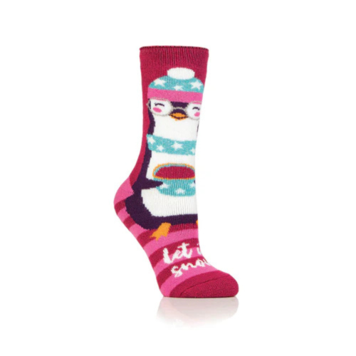 Γυναικείες Ισοθερμικές κάλτσες HEAT HOLDERS Lite Christmas Socks - Penguin