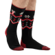 Ανδρικές κάλτσες HEAT HOLDERS Original Ultra Lite Long Ski & Snow Sports Socks - Black Fairisle